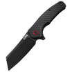 CJRB Crag J1904 AR-RPM9 Steel Black Pvd Blade Carbon Fiber Handle Folding Knives