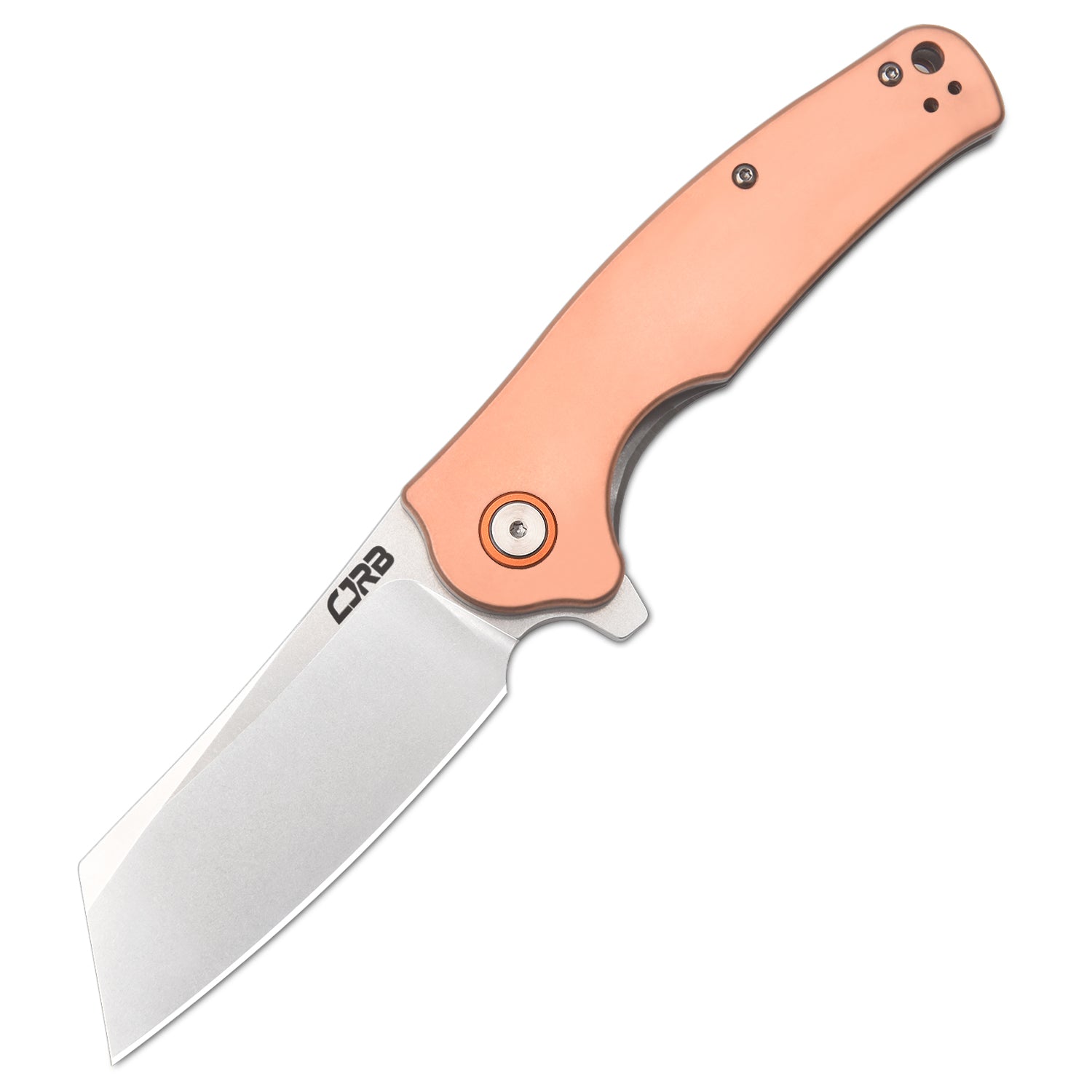 CJRB Crag J1904 D2/AR-RPM9 Blade Copper Handle Folding Knives