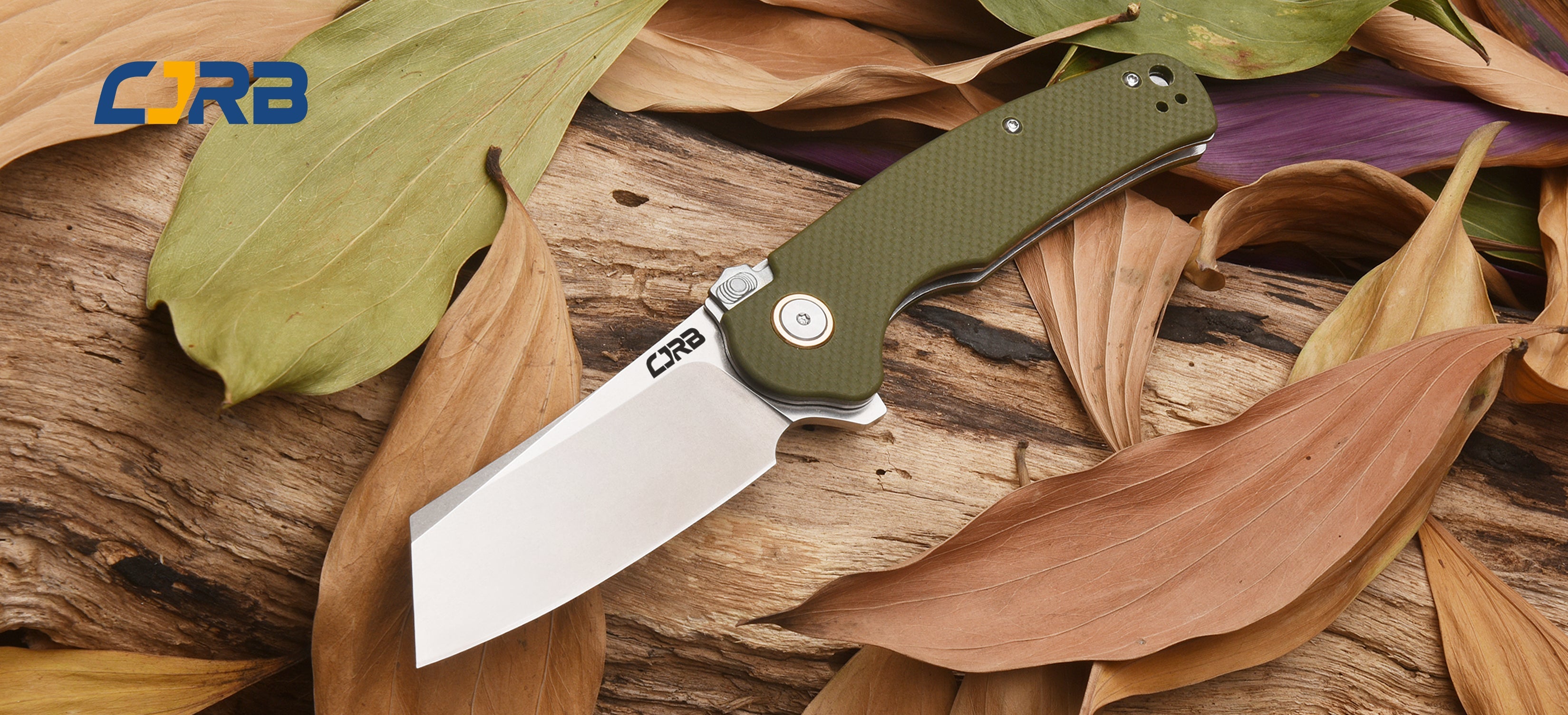 CJRB Crag J1904R AR-RPM9 Blade G10 Handle Folding Knives