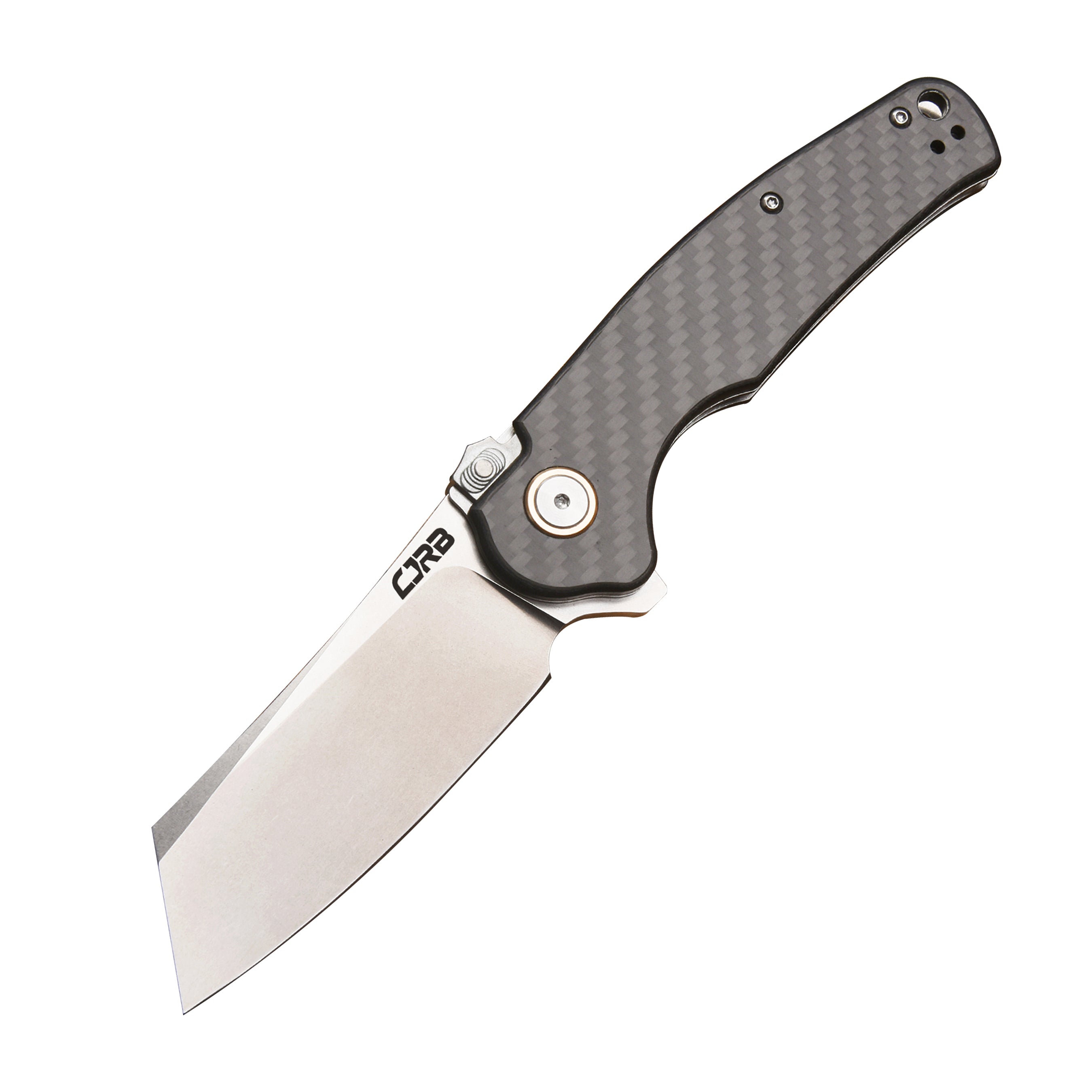 CJRB Crag J1904R AR-RPM9 Steel Blade Carbon Fiber Handle Folding Knives