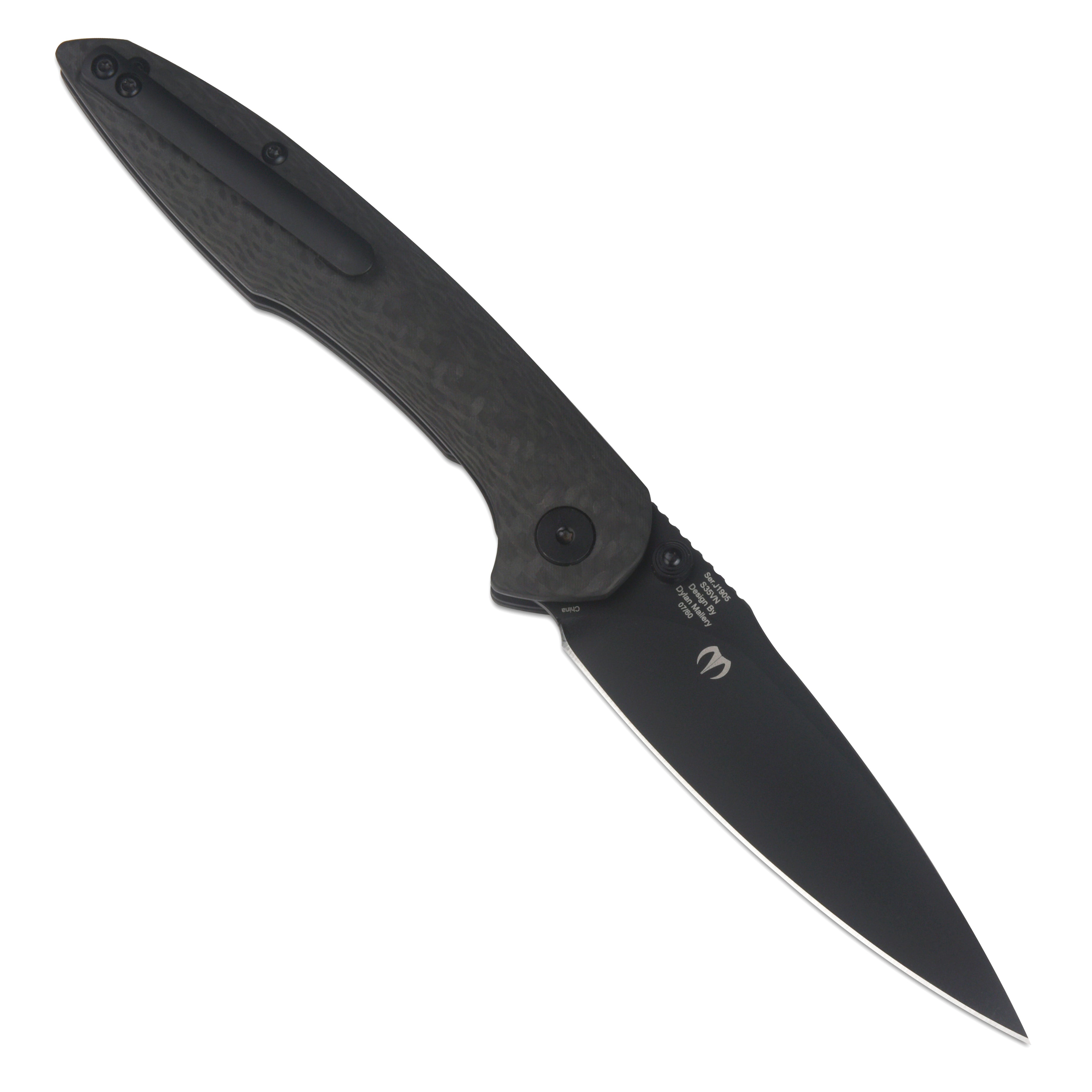 CJRB Centros J1905 S35VN Blade Carbon Fiber Handle Folding Knives(Limited Edition)