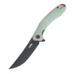 CJRB Gobi J1906 AR-RPM9 Steel Black Pvd Blade G10 Handle Folding Knives - Natural Green (J1906-BNTG)