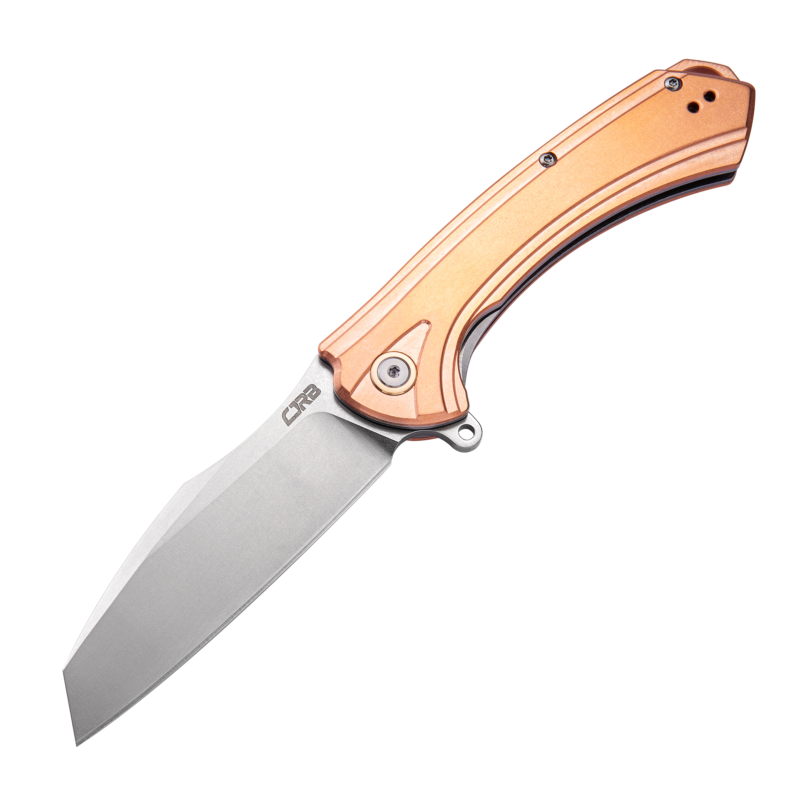 CJRB Barranca J1909 D2 Blade Copper Handle Folding Knives