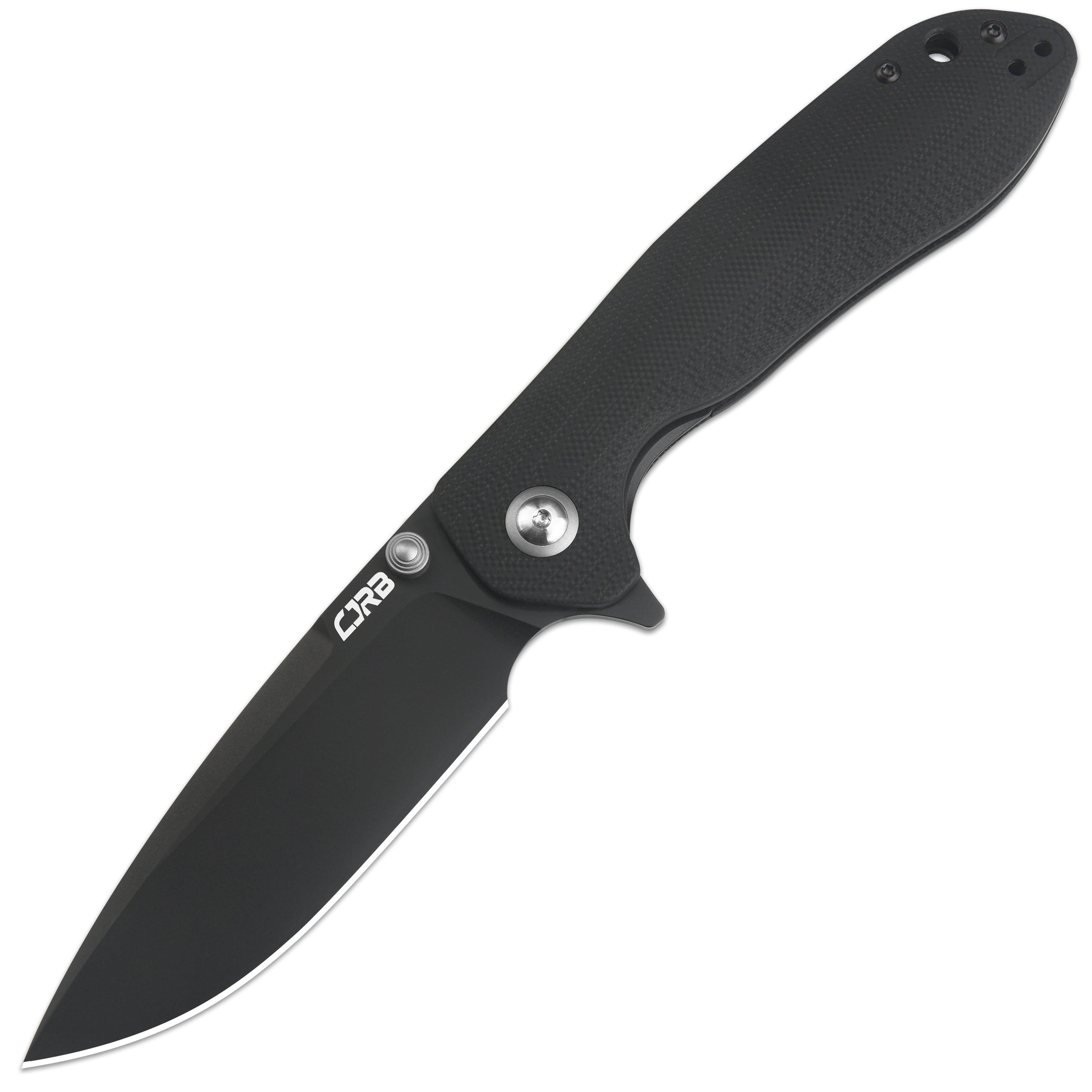 Cjrb Scoria J1920 AR-RPM9 Steel Black Pvd Blade Black G10 Handle Tactical Knives Folding Knives Edc Knives