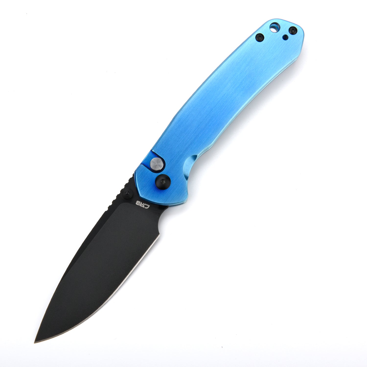 CJRB Pyrite J1925 AR-RPM9 Steel Blade Steel Handle Folding Knives Blue ...