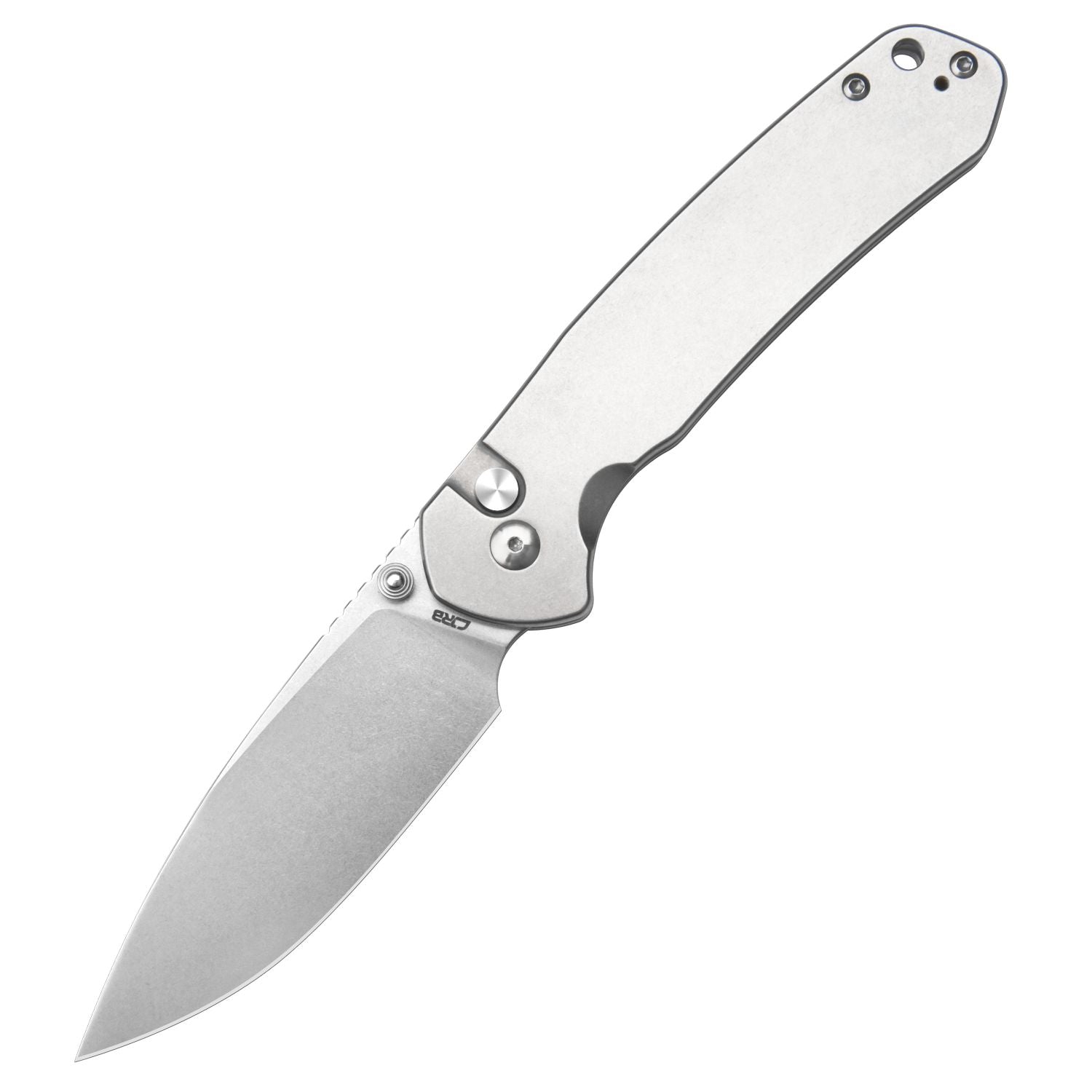 Large Pyrite J1925L AR RPM9 Steel Blade Steel Handle Folding Knives