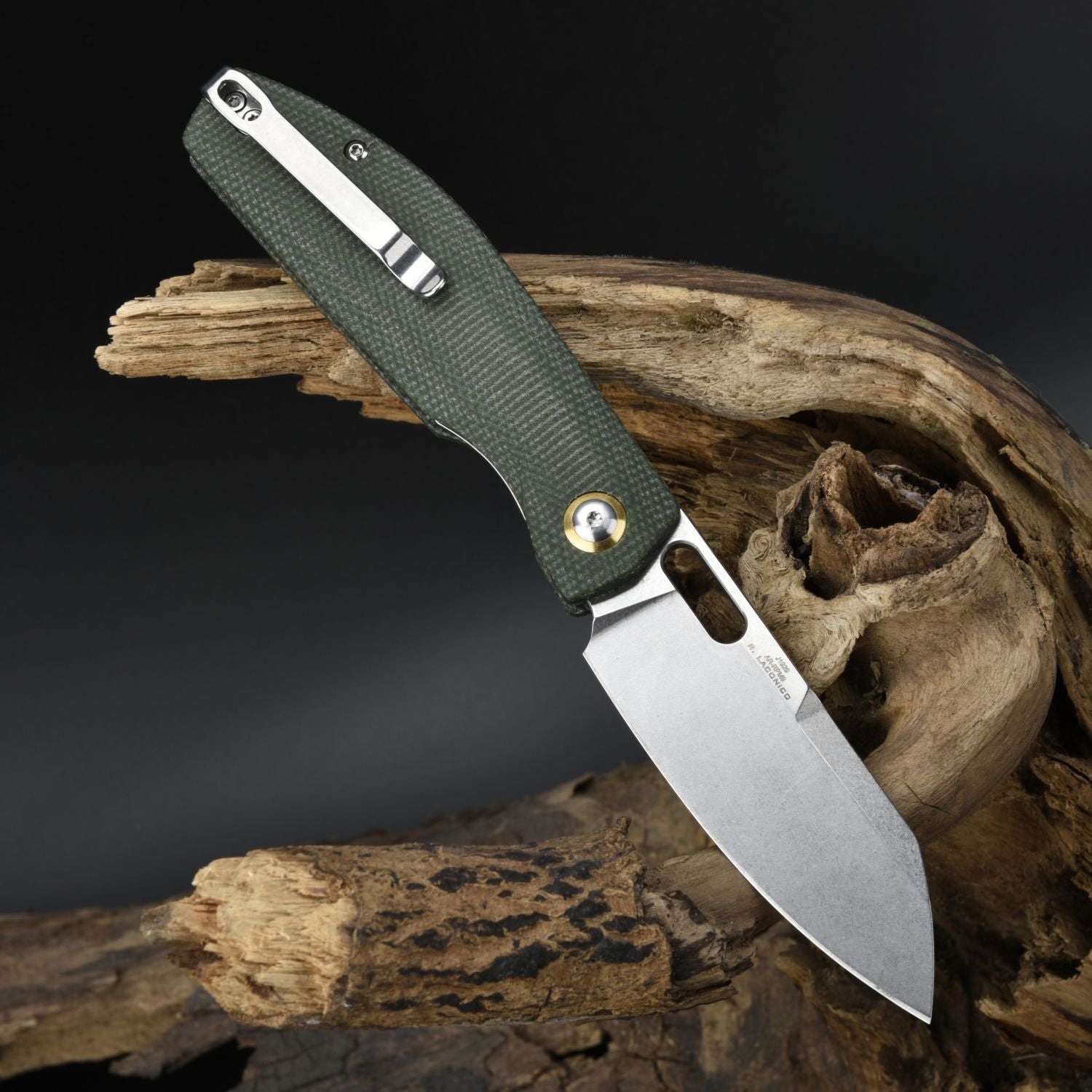 CJRB Ekko J1929 Liner Lock AR-RPM9 Steel Blade G10 And Micarta Handle Folding Knives