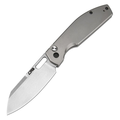 CJRB Ekko J1929BT Button Lock AR-RPM9 Steel Blade Titanium Handle Folding Knives