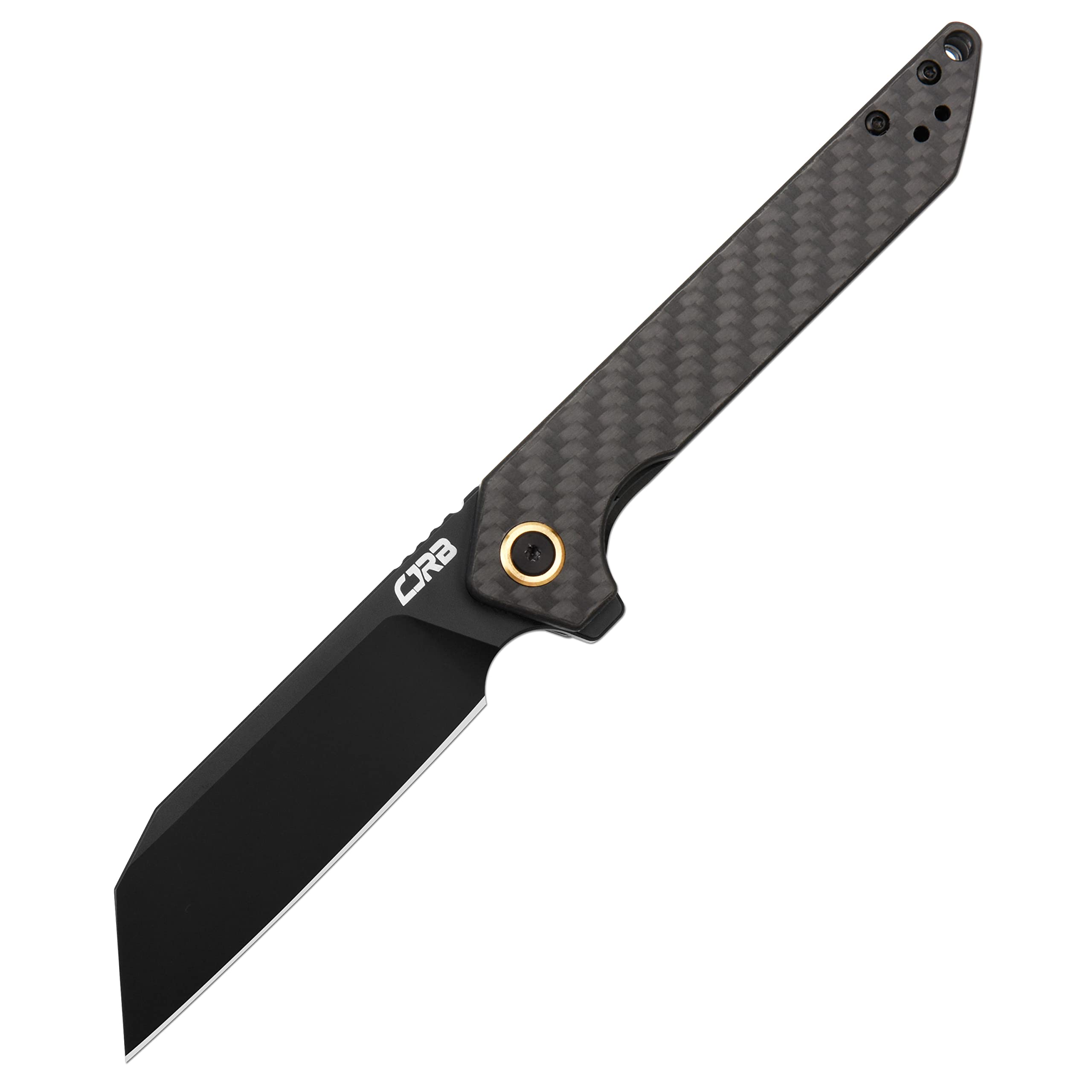 CJRB Rampart J1907 D2/AR-RPM9 Blade Carbon Fiber Handle Folding Knives